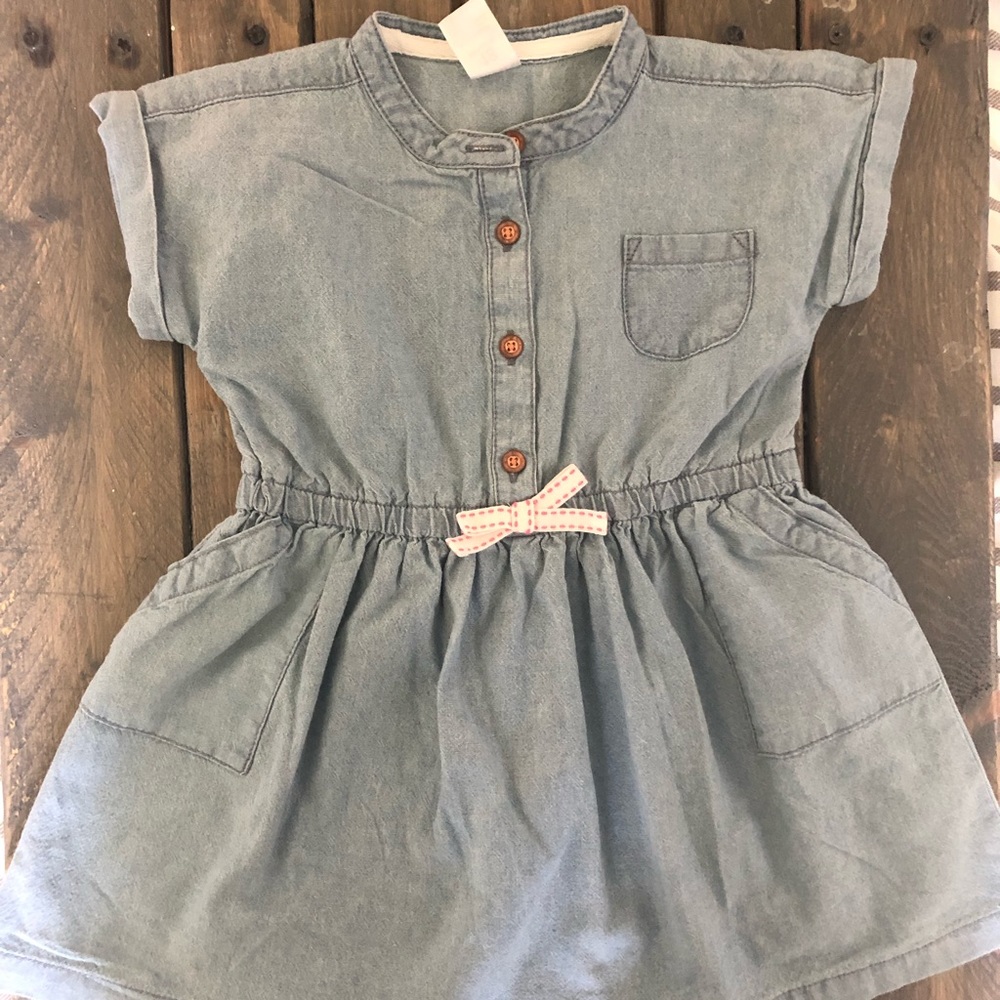 Toddler 18 month Tunic Dress Denim Summer NWOT